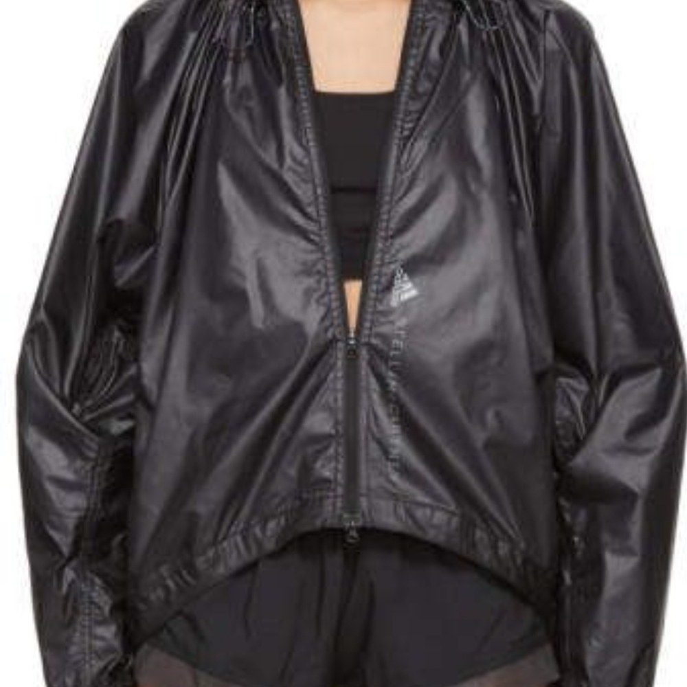 Adidas Women's Shiny Black Bomber Jacket